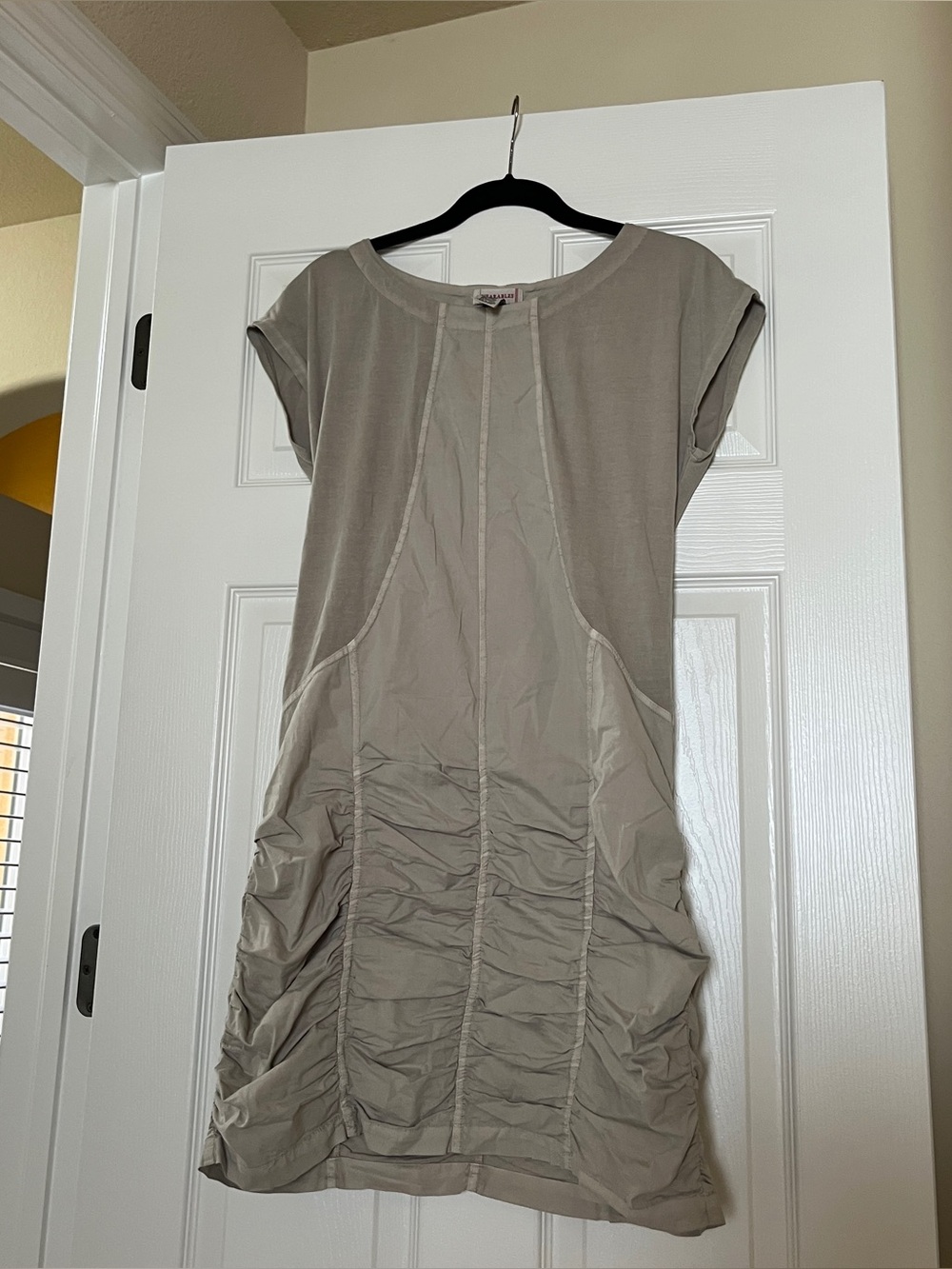 Khaki/tan Wearables Aviana Scrunch Dress
